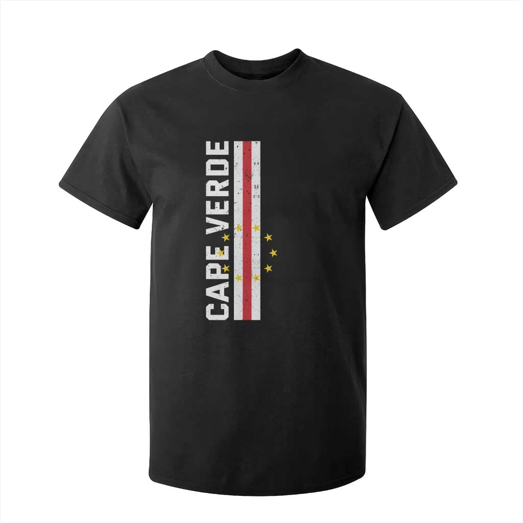 Cabo Verde Pride Vintage Jersey Cape Verdean Flag T Shirt For Kid TS11 Black Print Your Wear