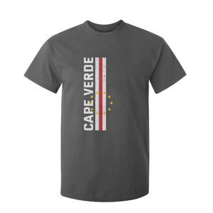 Cabo Verde Pride Vintage Jersey Cape Verdean Flag T Shirt For Kid TS11 Dark Heather Print Your Wear