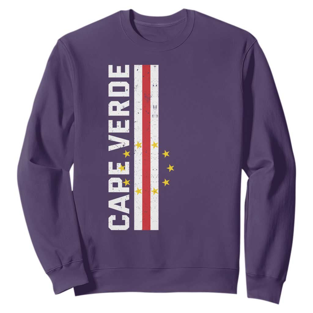 Cabo Verde Pride Vintage Jersey Cape Verdean Flag Sweatshirt TS11 Purple Print Your Wear