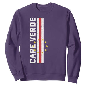 Cabo Verde Pride Vintage Jersey Cape Verdean Flag Sweatshirt TS11 Purple Print Your Wear