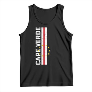Cabo Verde Pride Vintage Jersey Cape Verdean Flag Tank Top TS11 Black Print Your Wear