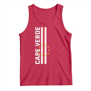 Cabo Verde Pride Vintage Jersey Cape Verdean Flag Tank Top TS11 Red Print Your Wear