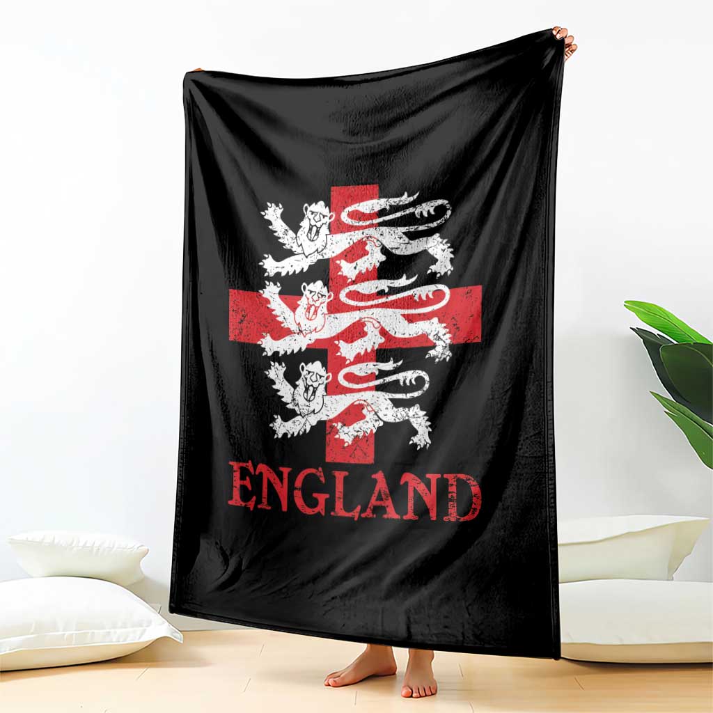 England Three Lions Symbol English Pride Souvenir Throw Blanket TS11 Print Your Wear