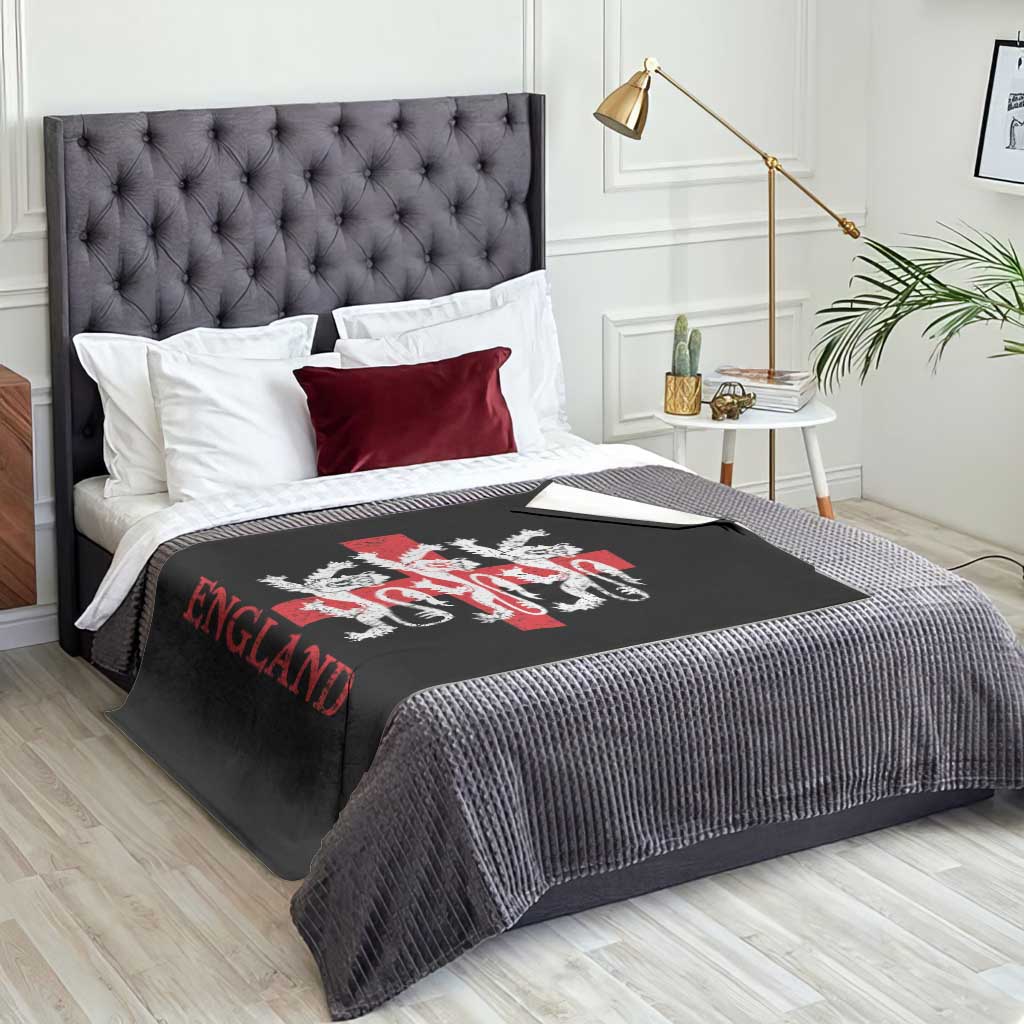 England Three Lions Symbol English Pride Souvenir Throw Blanket TS11 Print Your Wear