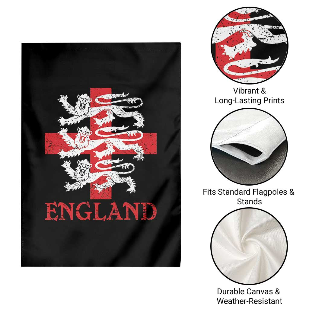 England Three Lions Symbol English Pride Souvenir Garden Flag TS11 Print Your Wear