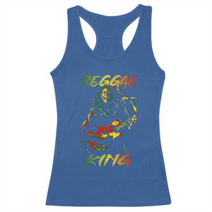Legend Bob Racerback Tank Top Reggae King Music Rastafarian TS11 Royal Blue Print Your Wear