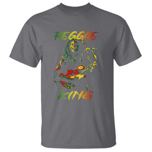 Legend Bob T Shirt Reggae King Music Rastafarian TS11 Charcoal Print Your Wear