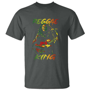 Legend Bob T Shirt Reggae King Music Rastafarian TS11 Dark Heather Print Your Wear