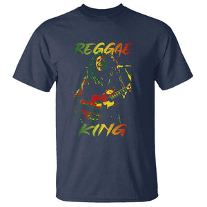 Legend Bob T Shirt Reggae King Music Rastafarian TS11 Navy Print Your Wear