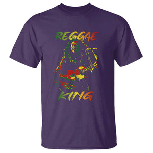 Legend Bob T Shirt Reggae King Music Rastafarian TS11 Purple Print Your Wear