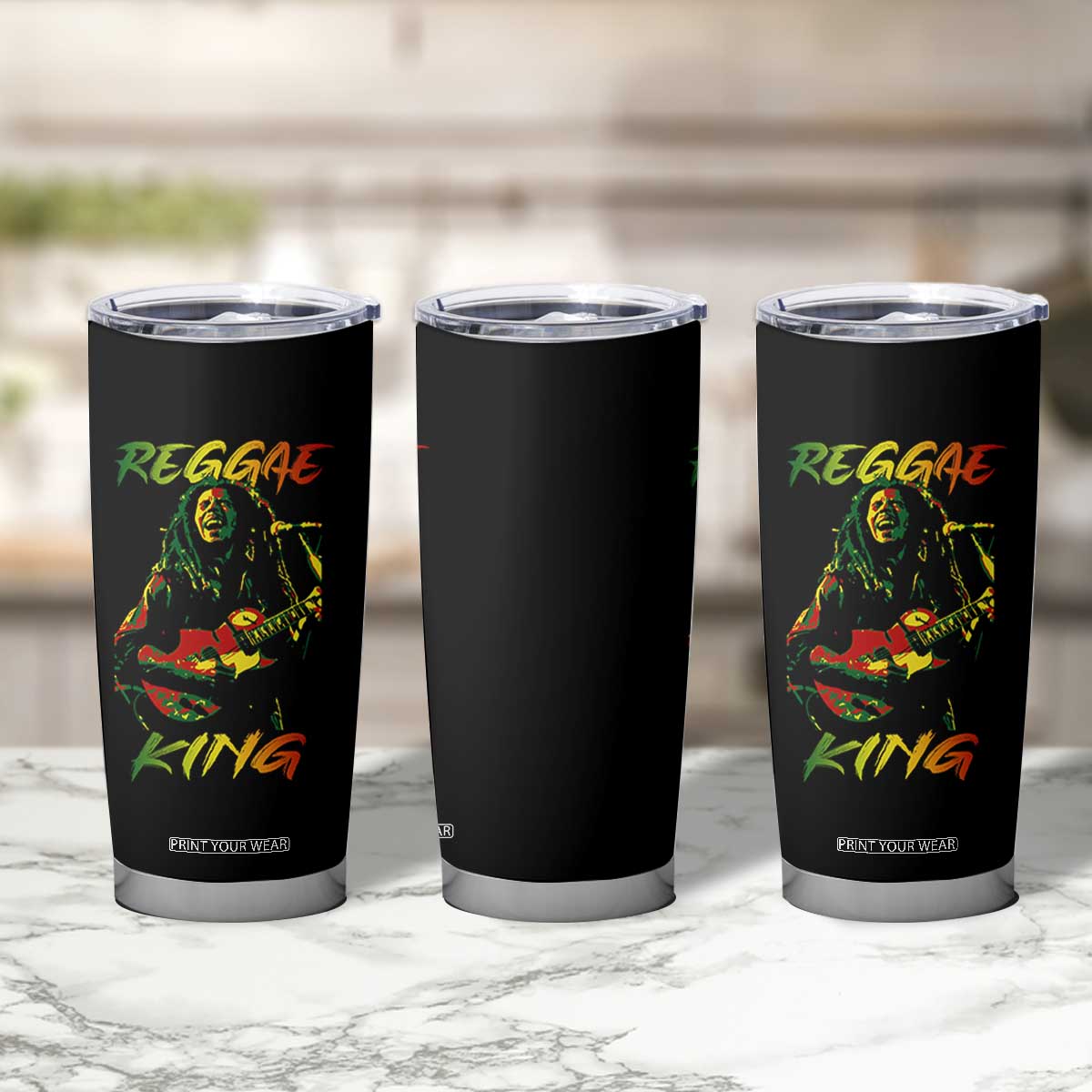 Legend Bob Tumbler Cup Reggae King Music Rastafarian TS11 Print Your Wear