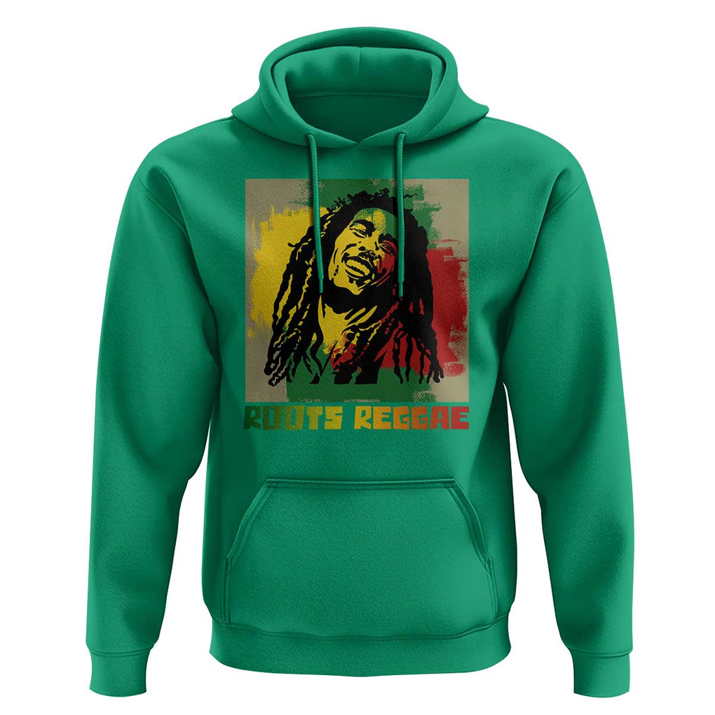 Legend Bob Hoodie Roots Reggae Rastafarian Music Jamaica TS11 Irish Green Print Your Wear