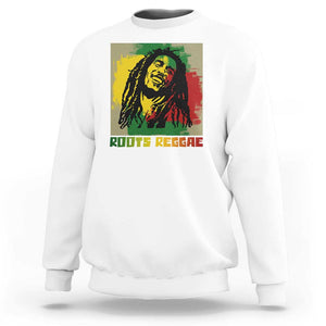 Legend Bob Sweatshirt Roots Reggae Rastafarian Music Jamaica TS11 White Print Your Wear