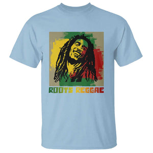 Legend Bob T Shirt Roots Reggae Rastafarian Music Jamaica TS11 Light Blue Print Your Wear