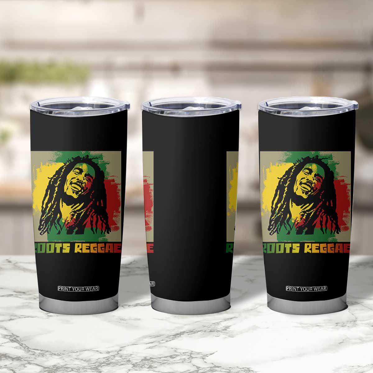 Legend Bob Tumbler Cup Roots Reggae Rastafarian Music Jamaica TS11 Print Your Wear