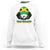 Jamaican Girl Sweatshirt Wah Gwaan Jamaica Flag TS11 White Print Your Wear