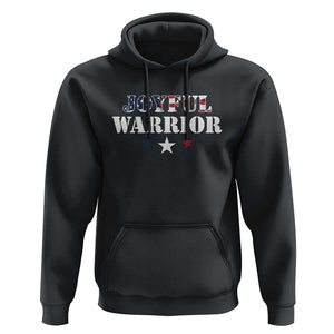 Harris Walz 2024 Hoodie Joyful Warrior American Flag Political Stars TS11 Black Print Your Wear