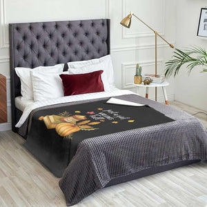 Just A Girl Who Loves Fall Throw Blanket Cozy Autumn Season TS11 Print Your Wear