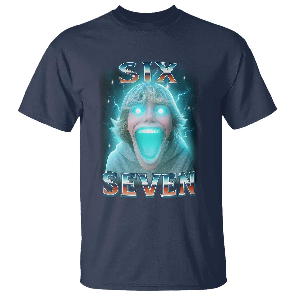 Six Seven The Mason 67 Kid – T-Shirt – Funny Gen Alpha Meme TS11 Navy Print Your Wear