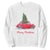 Merry Christmas Sweatshirt Vintage Xmas Tree Car TS11 White Print Your Wear