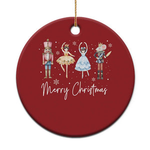 Merry Xmas Nutcracker Ballerina Mouseking Christmas Ornament TS11 Print Your Wear