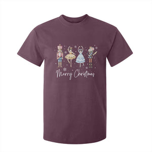 Merry Christmas Nutcracker Ballerina Mouseking T Shirt For Kid TS11 Maroon Print Your Wear