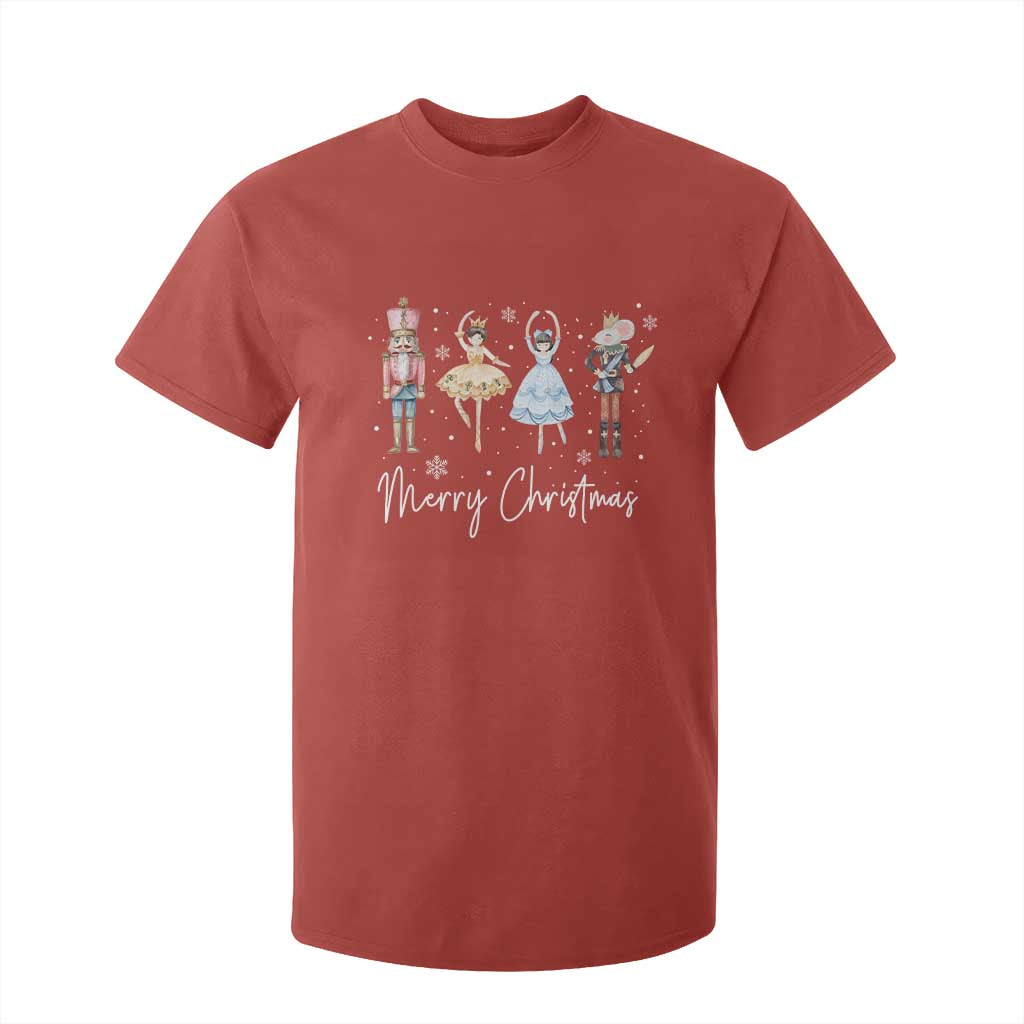 Merry Christmas Nutcracker Ballerina Mouseking T Shirt For Kid TS11 Red Print Your Wear