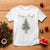 Christmas T Shirt Merry And Bright Retro Xmas Tree TS11 White Print Your Wear