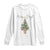 Christmas Long Sleeve Shirt Merry And Bright Retro Xmas Tree TS11 White Print Your Wear