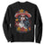 Day Of The Dead Sweatshirt La Catrina De Los Muertos Sugar Skull TS11 Black Print Your Wear