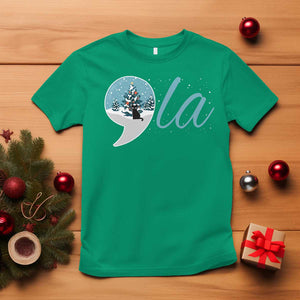 Funny Harris Christmas T Shirt Comma La Kamala Snowglobe Black Cat Xmas TS11 Irish Green Print Your Wear