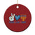 Hanukkah Christmas Ornament Peace Love Light Chanukah Jewish David Star TS11 Print Your Wear