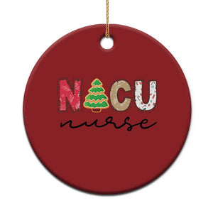 Funny NICU Labor Delivery Nurse Xmas Xmas Tree Christmas Ornament TS11 Print Your Wear