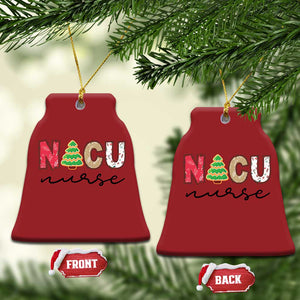 Funny NICU Labor Delivery Nurse Xmas Xmas Tree Christmas Ornament TS11 Bell Flake Red Print Your Wear