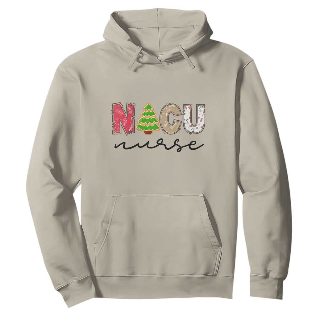 Funny NICU Labor Delivery Nurse Christmas Christmas Tree Hoodie TS11 Sand Print Your Wear