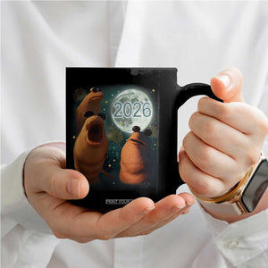 Funny Marcus The Worm New Year Coffee Mug Happy New Year 2026 Moon NYE Party TS11 Print Your Wear