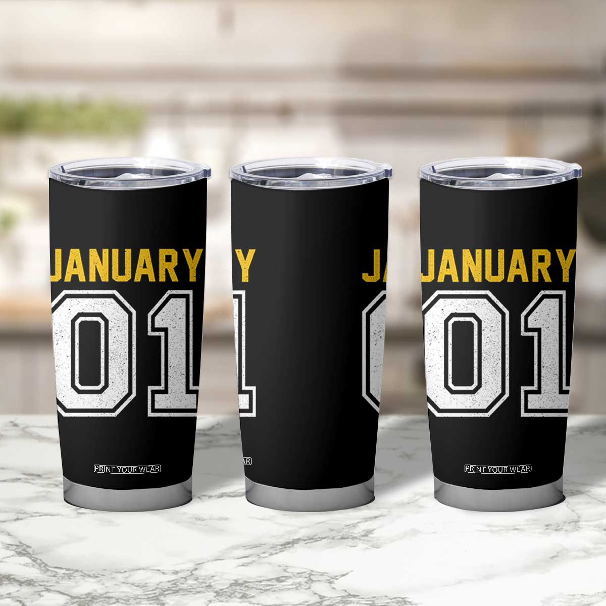 Funny January 01 New Years Eve Party Tumbler Cup TS11 Print Your Wear