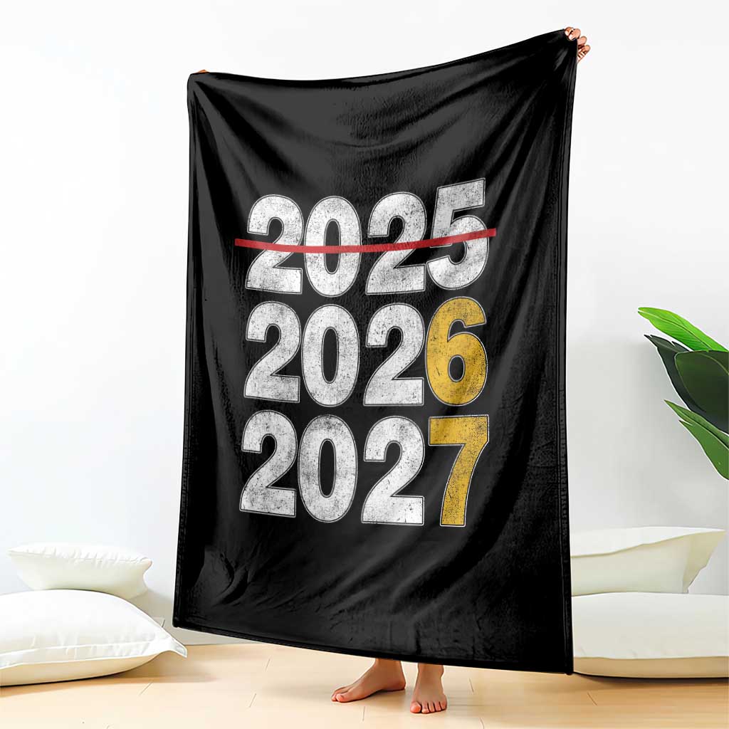 Funny 67 New Year Throw Blanket Happy New Year 2026 2027 Six Seven Meme TS11 Print Your Wear