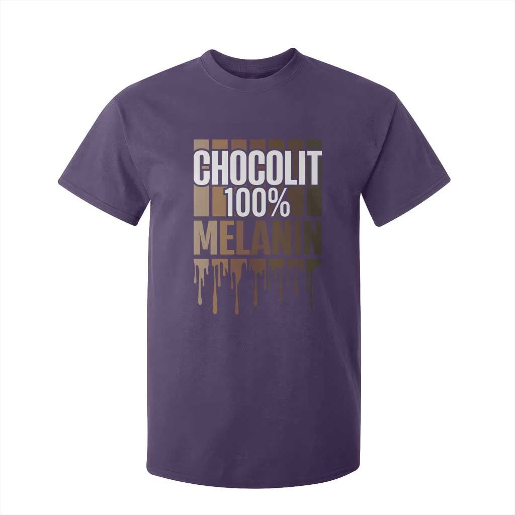 Funny Chocolit 100% T Shirt For Kid African American Melanin Black Pride TS11 Purple Print Your Wear
