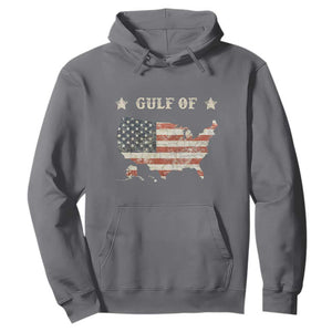 Trump 2025 Gulf Of USA American Flag Hoodie