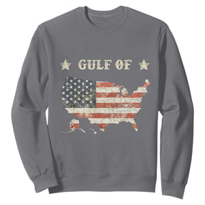 Trump 2025 Gulf Of USA American Flag Sweatshirt