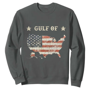 Trump 2025 Gulf Of USA American Flag Sweatshirt