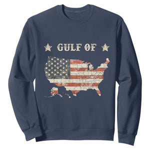 Trump 2025 Gulf Of USA American Flag Sweatshirt