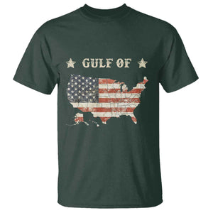 Trump 2025 Gulf Of USA American Flag T Shirt