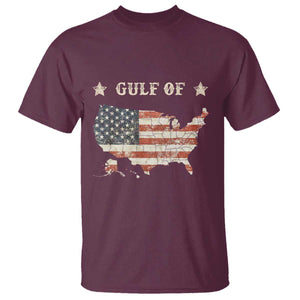 Trump 2025 Gulf Of USA American Flag T Shirt