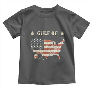 Trump 2025 Gulf Of USA American Flag Toddler T Shirt