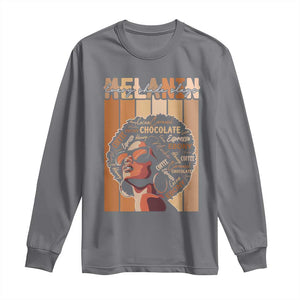 Melanin Every Shade Slays Long Sleeve Shirt Melanin Afro Queen African American Pride TS11 Charcoal Print Your Wear