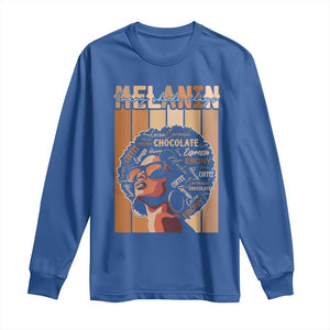 Melanin Every Shade Slays Long Sleeve Shirt Melanin Afro Queen African American Pride TS11 Royal Blue Print Your Wear