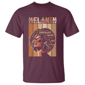 Melanin Every Shade Slays T Shirt Melanin Afro Queen African American Pride TS11 Maroon Print Your Wear