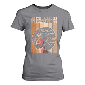 Melanin Every Shade Slays T Shirt For Women Melanin Afro Queen African American Pride TS11 Charcoal Print Your Wear